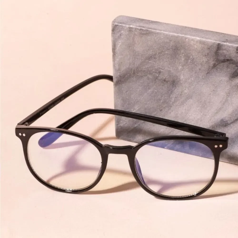 Tori Black Computer Blue Light Glasses